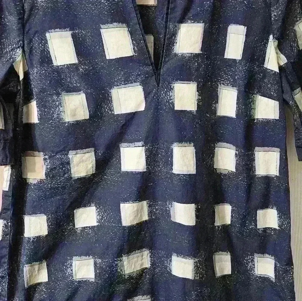 Tory Burch Antibes Checkered Blouse